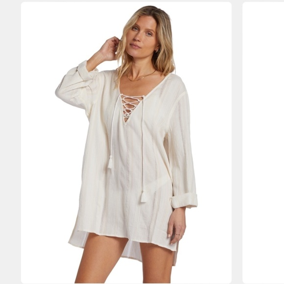 NWT. Billabong Small Same Story Swim Cover Up with Hood. - Picture 3 of 16